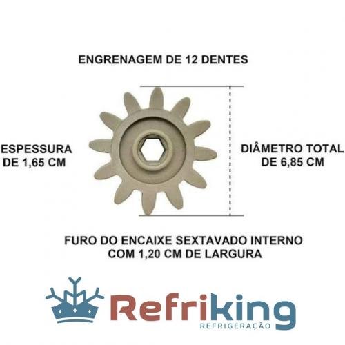 Engrenagem Nylon Injetada...